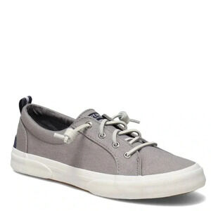 Sperry Pier Wave Gray Slip-On Sneakers Memory Foam Comfort Size 6